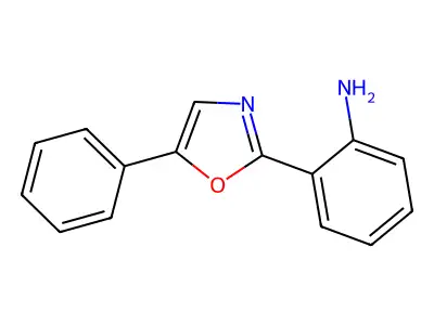 2-(5-Phenyl-1,3-oxazol-2-yl)aniline structure