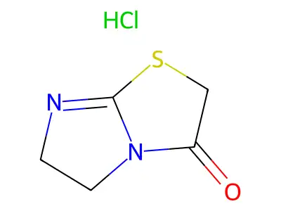 2H,3H,5H,6H-imidazo[2,1-b][1,3]thiazol-3-one hydrochloride structure