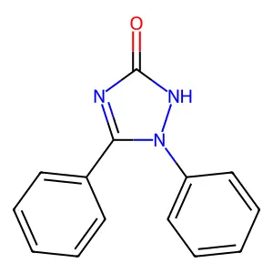 3H-1,2,4-Triazol-3-one, 1,2-dihydro-1,5-diphenyl- structure