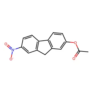2-Acetoxy-7-nitrofluorene structure