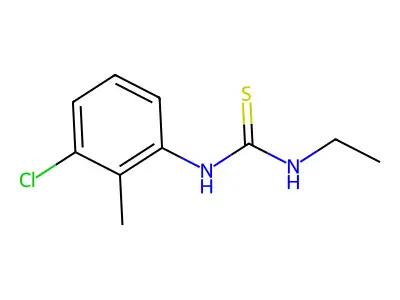 1-(3-Chloro-2-methylphenyl)-3-ethylthiourea structure