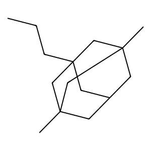 1,3-Dimethyl-5-propyladamantane structure