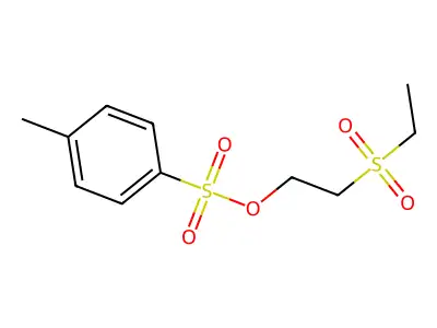 Ethanol, 2-(ethylsulfonyl)-, 1-(4-methylbenzenesulfonate) structure