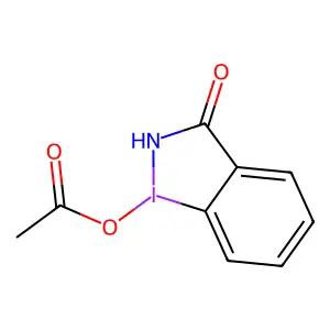 (3-oxo-2H-1$l^{3},2-benziodazol-1-yl) acetate structure