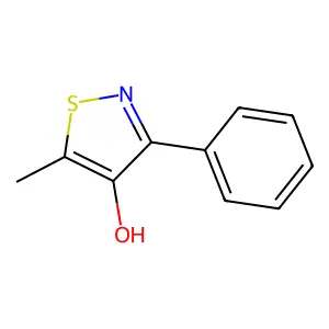 5-Methyl-3-phenyl-4-isothiazolol structure