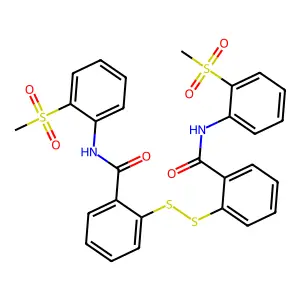 2, 2'-Dithiobisbenzamide analog structure