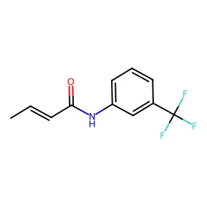 3'-(Trifluoromethyl)-2-butenanilide structure