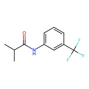 3-Trifluoromethylisobutyranilide structure