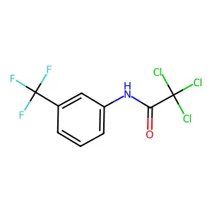 2,2,2-Trichloro-3'-(trifluoromethyl)acetanilide structure