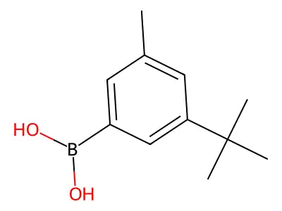 3-(tert-Butyl)-5-methylbenzeneboronic acid structure