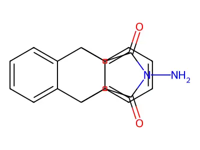 17-amino-17-azapentacyclo[6.6.5.0~2,7~.0~9,14~.0~15,19~]nonadeca-2,4,6,9(14),10,12-hexaene-16,18-dione structure