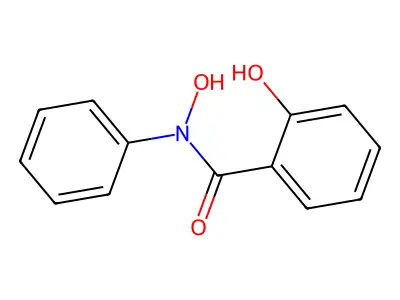 Benzamide, N,2-dihydroxy-N-phenyl- structure