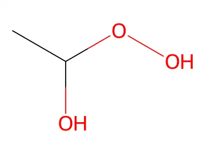 1-Hydroperoxyethanol structure