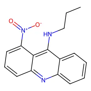 1-Nitro-N-propyl-9-acridinamine structure