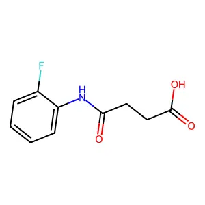 4-(2-Fluoroanilino)-4-oxobutanoic acid structure