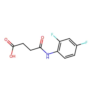 4-(2,4-二氟苯氨基)-4-氧代丁酸 structure