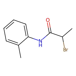 2-溴-N-(2-甲基苯基)丙酰胺 structure