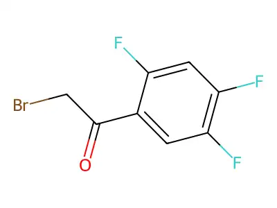 2,4,5-Trifluorophenacyl bromide structure