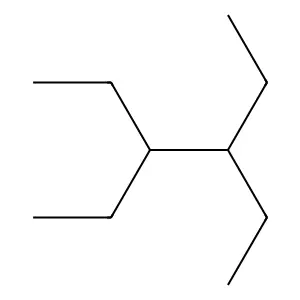 Hexane, 3,4-diethyl- structure
