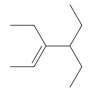 3,4-Diethyl-2-hexene structure