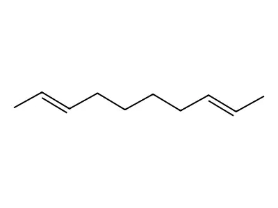 trans,trans-2,8-Decadiene structure