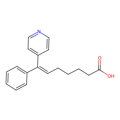 7-Phenyl-7-pyridin-4-ylhept-6-enoic acid structure