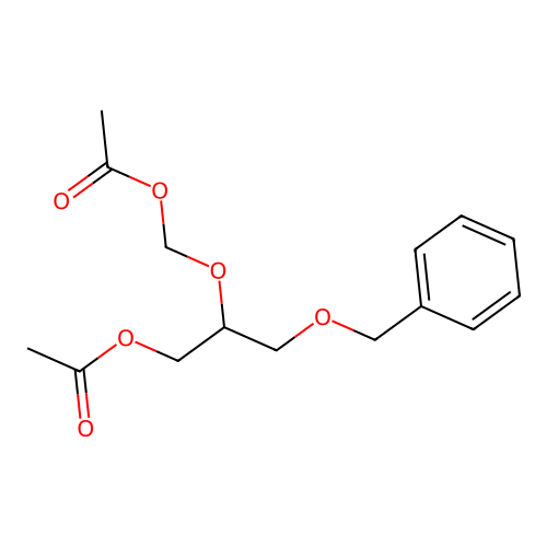 1-Propanol, 2-[(acetyloxy)methoxy]-3-(phenylmethoxy)-, 1-acetate structure
