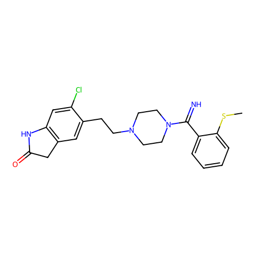 S-methyl-dihydroziprasidone structure