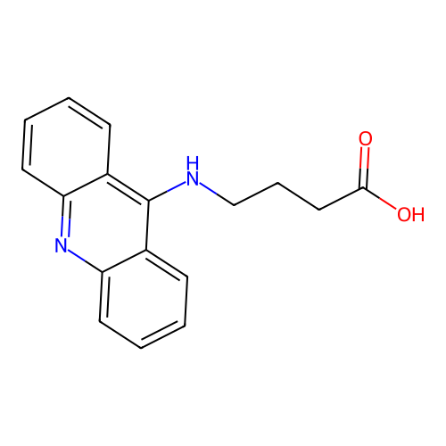 4-(吖啶-9-基氨基)丁酸 structure