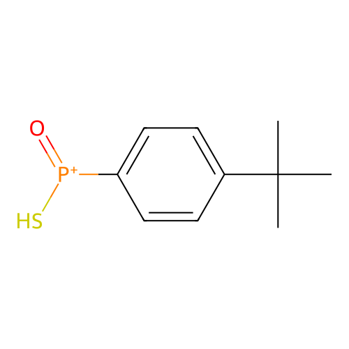 (R)-tert-Butyl(phenyl)phosphinothioic acid structure