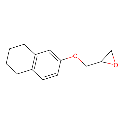 2-(5,6,7,8-Tetrahydro-naphthalen-2-yloxymethyl)-oxirane structure
