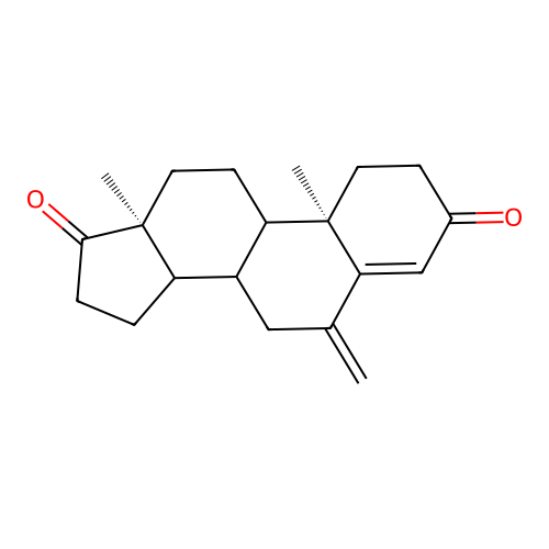 6-methyleneandrost-4-ene-3,17-dione structure