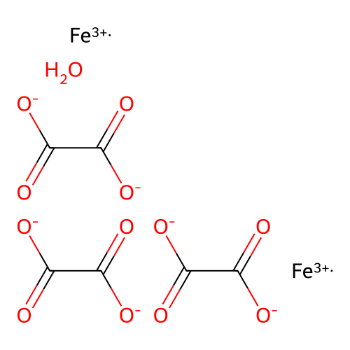 Iron(III) oxalate hydrate(1:x) structure
