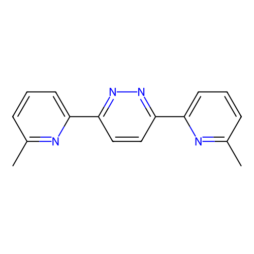 3,6-Bis(6-methylpyridin-2-yl)-pyridazine structure