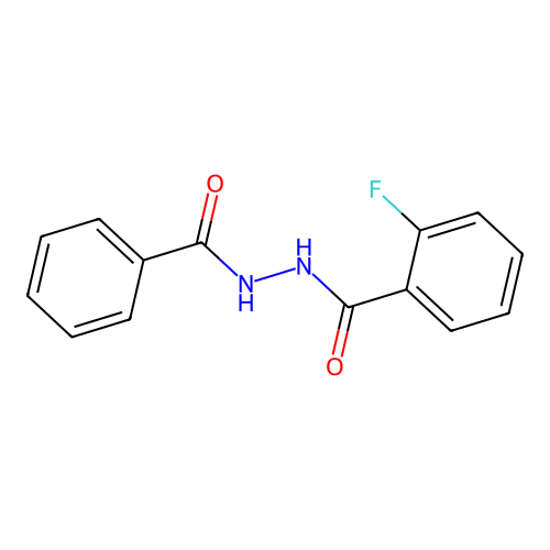 N'-(2-氟苯甲酰)苯甲酰肼 structure