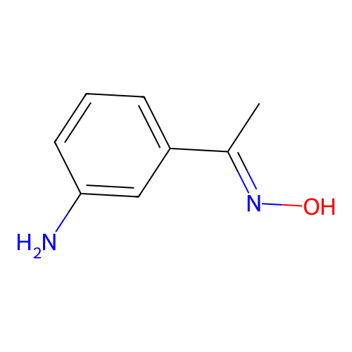 3'-Aminoacetophenone oxime structure