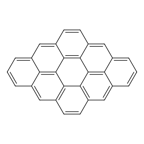 Dibenzo(bc,kl)coronene structure