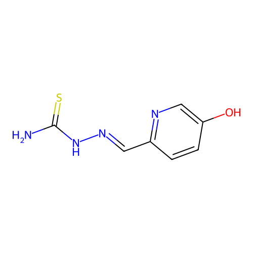 2-[(5-Hydroxy-2-pyridinyl)methylene]hydrazinecarbothioamide structure