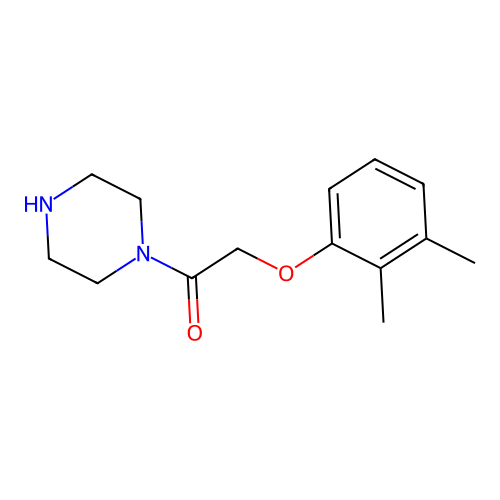 2-(2,3-Dimethylphenoxy)-1-(piperazin-1-yl)ethan-1-one structure