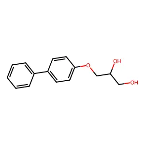 3-([1,1'-Biphenyl]-4-yloxy)propane-1,2-diol structure