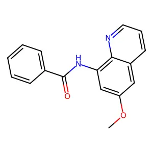 N-(6-methoxyquinolin-8-yl)benzamide structure