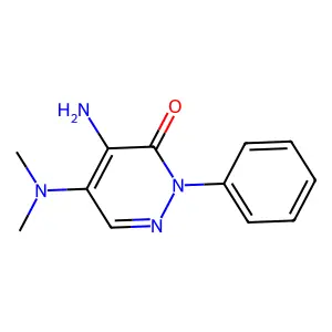 4-Amino-5-(dimethylamino)-2-phenyl-3(2H)-pyridazinone structure