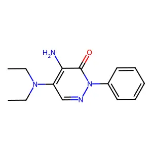 4-Amino-5-(diethylamino)-2-phenylpyridazin-3-one structure