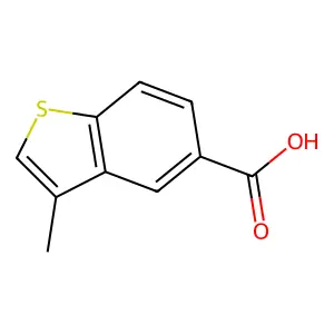 3-Methyl-1-benzothiophene-5-carboxylic acid structure