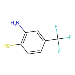 2-氨基-4-(三氟甲基)苯硫酚 structure
