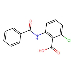 2-(Benzoylamino)-6-chlorobenzoic acid structure
