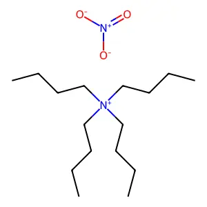 四丁基硝酸铵 structure