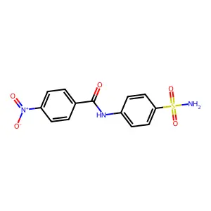 4-nitro-N-(4-sulfamoylphenyl)benzamide structure