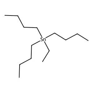 Stannane, tributylethyl- structure