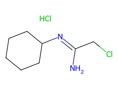 2-氯-N'-环己基乙脒 structure